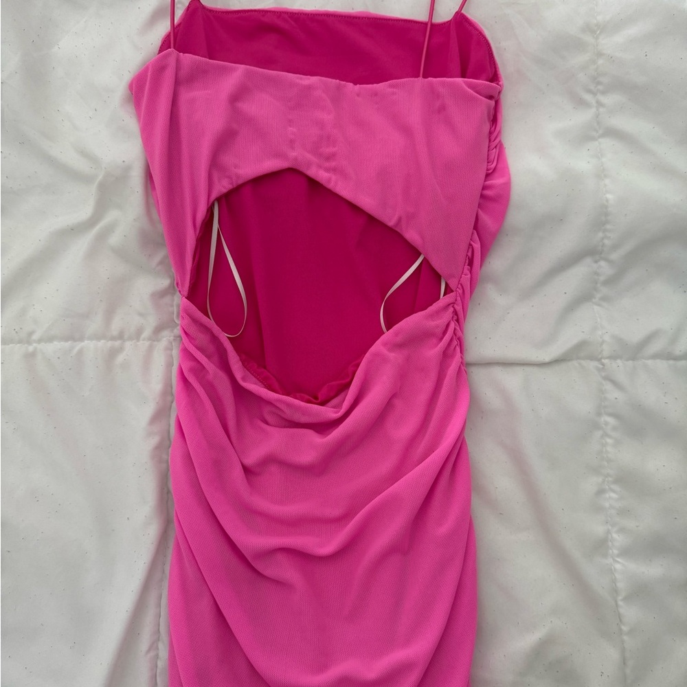 Princess Polly Vibrant Pink Mini Dress - Picture 2 of 3